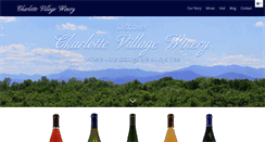 Desktop Screenshot of charlottevillagewinery.com
